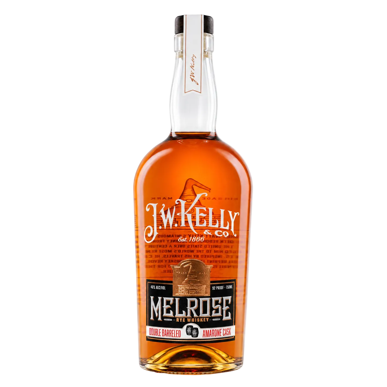 J.W. Kelly Melrose Rye Whiskey