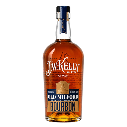 J.W. Kelly & Co. Old Milford Bourbon Straight Whiskey