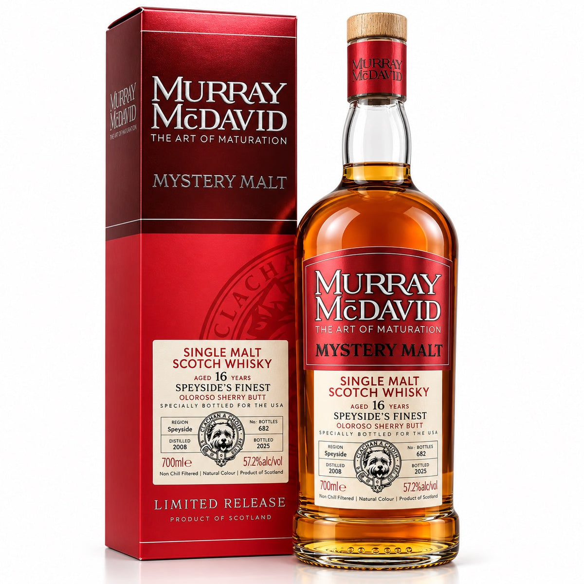 Murray McDavid ‘Speyside’s Finest’ Oloroso Sherry 16 Year Single Malt Scotch Whisky