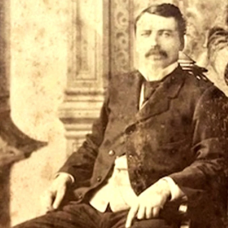 Archival portrait of founder James Watt Kelly